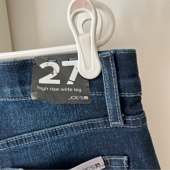 NWT Joe's Jeans Lavender High Rise Flare Jeans Dark Wash Wide Leg Size 27 $208 - Picture 8 of 11